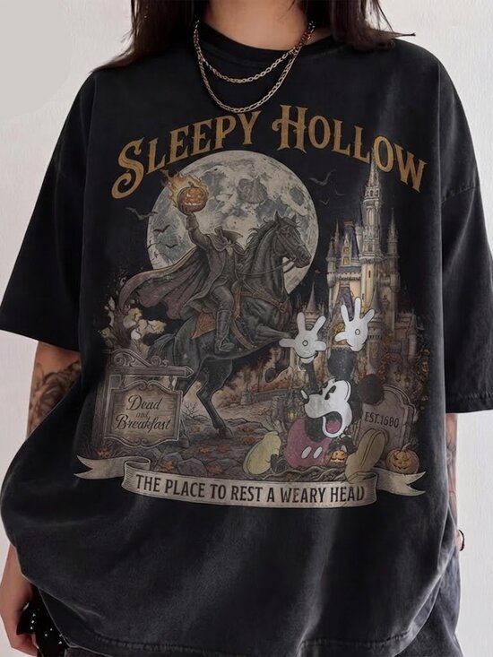 Other - Retro Headless Horseman Mickey Halloween Shirt, Disney T-Shirt